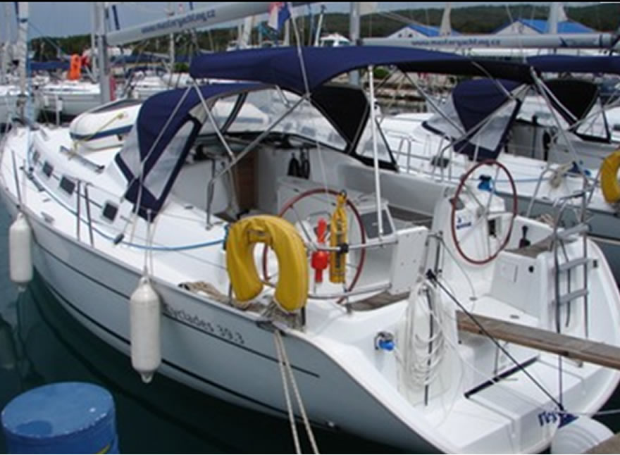 Charter barche a vela - Cyclades 39.3 vacanza Sicilia Palermo Eolie Egadi Baleari Canarie